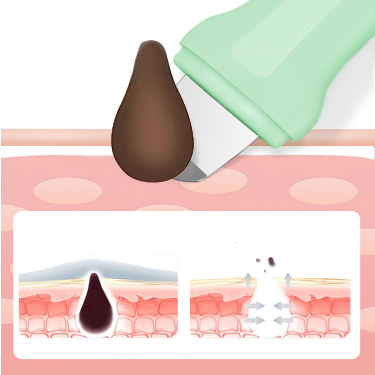 2 in 1 Facial Blackhead Removal Tool Silicone Face Scraper for Deep Cleansing Face Spatula Nose Whitehead Remover Skin Care Tool