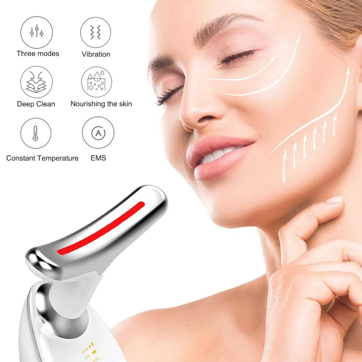 2024 New Beauty and Personal Care Best Products RF EMS LED Face Massage Electric Microcurrent Face Lift Machine Beauty Device