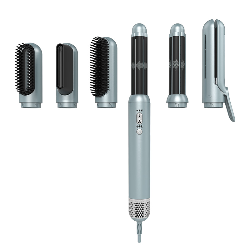 Professional Salon Quality BLDC Interchangeable Hair Styling Tool Kit 6 in 1 China Manufacturer