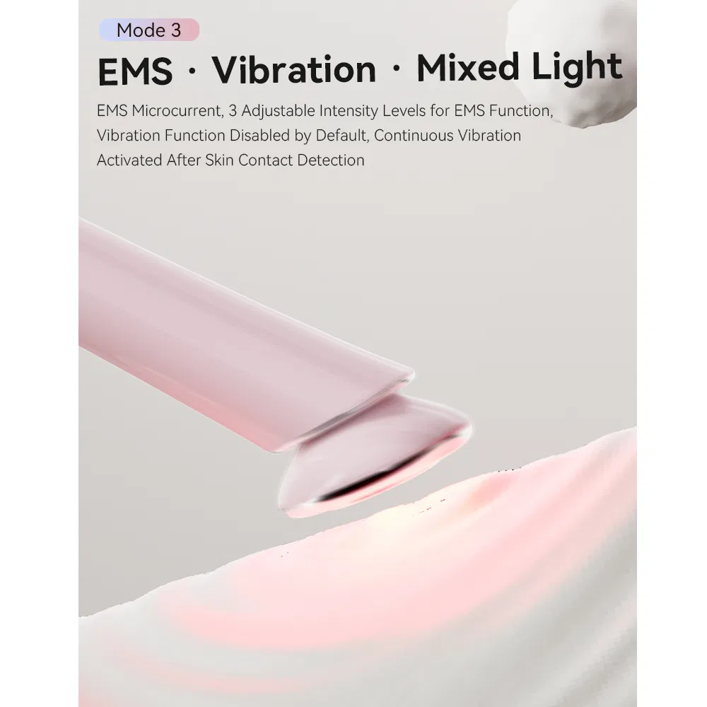 Multifunction Face Lift EMS Facial Massage Red Light Therapy Beauty Device