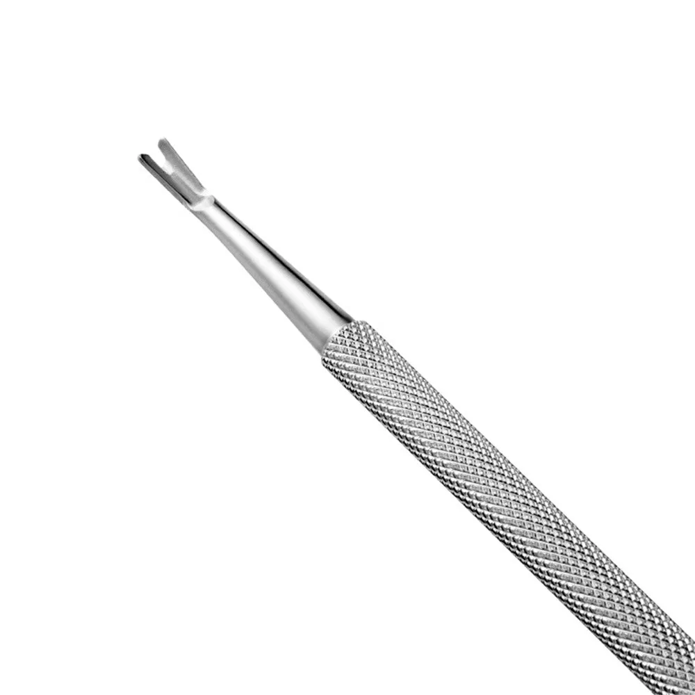 Stainless Steel 2-Head Nail Cuticle Pusher Dead Skin Cleaner Beauty Nail Care Manicure Tools