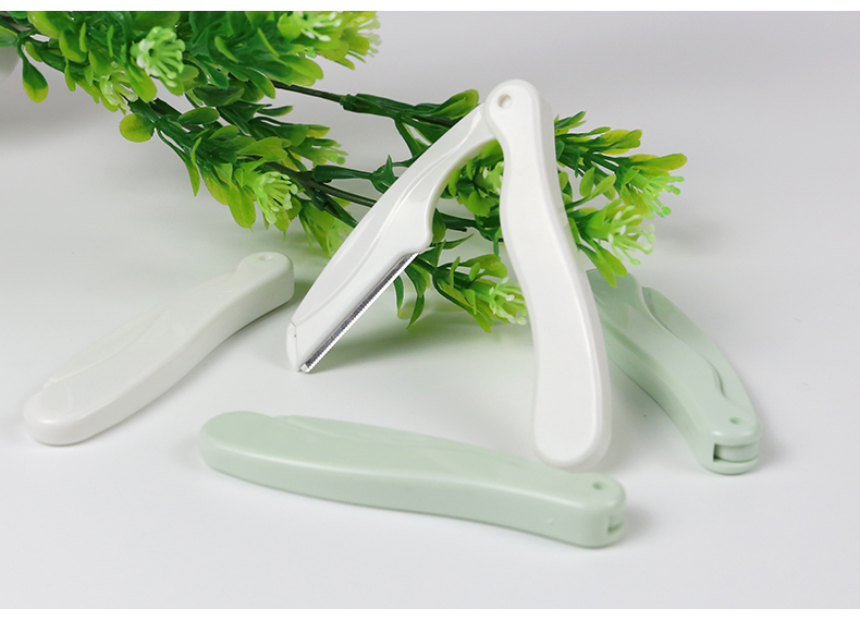 Premium Foldable Eyebrow Grooming Tool with Sharp Stainless Steel Blades