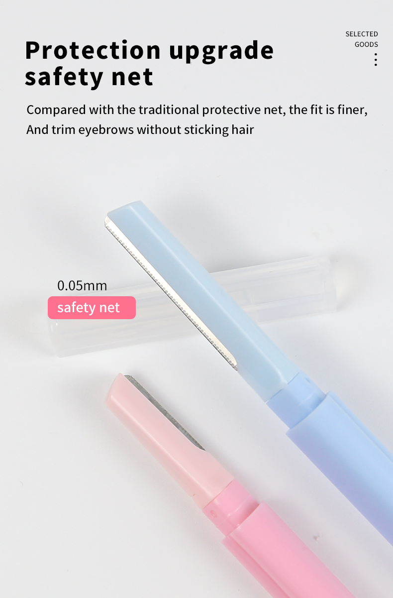 Precision Green Eyebrow Grooming Tool for Flawless Shaping