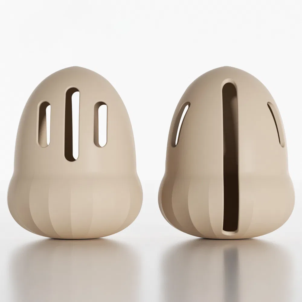 Silicone Beauty Egg Holder, Dual-Use Makeup Tool, Portable, Breathable, Dust-Proof Puff Storage Box