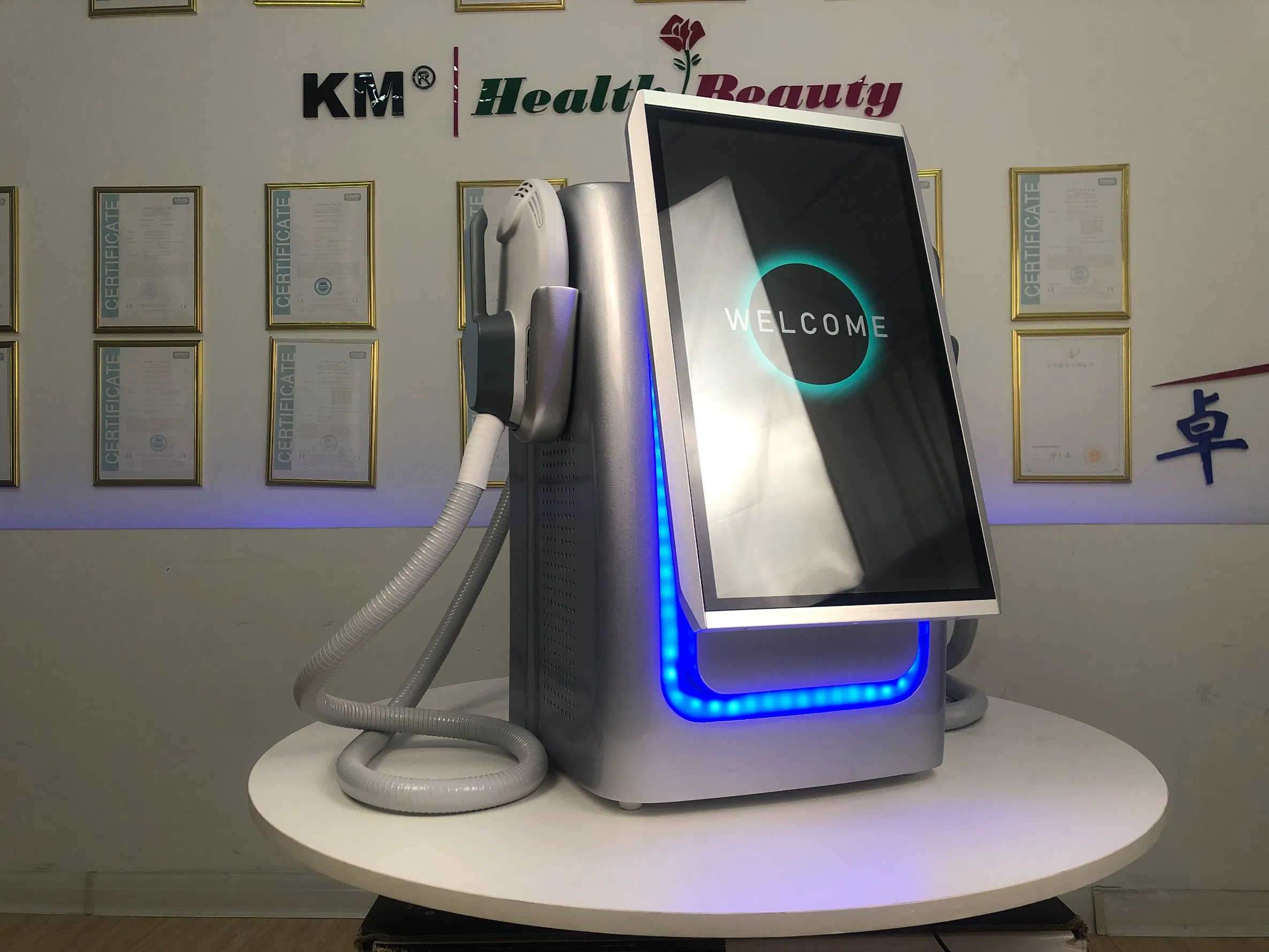 Trending Products New Arrivals Em Kmslim Beauty Machine Sculpt Electric Muscle Stimulator Body Slimming Device Weight Loss Fat Burning Cosmetics Device