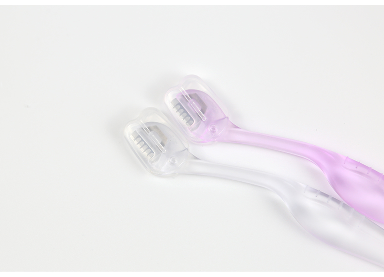 Premium Stainless Steel Eyebrow Shaping Tool for Precision Grooming