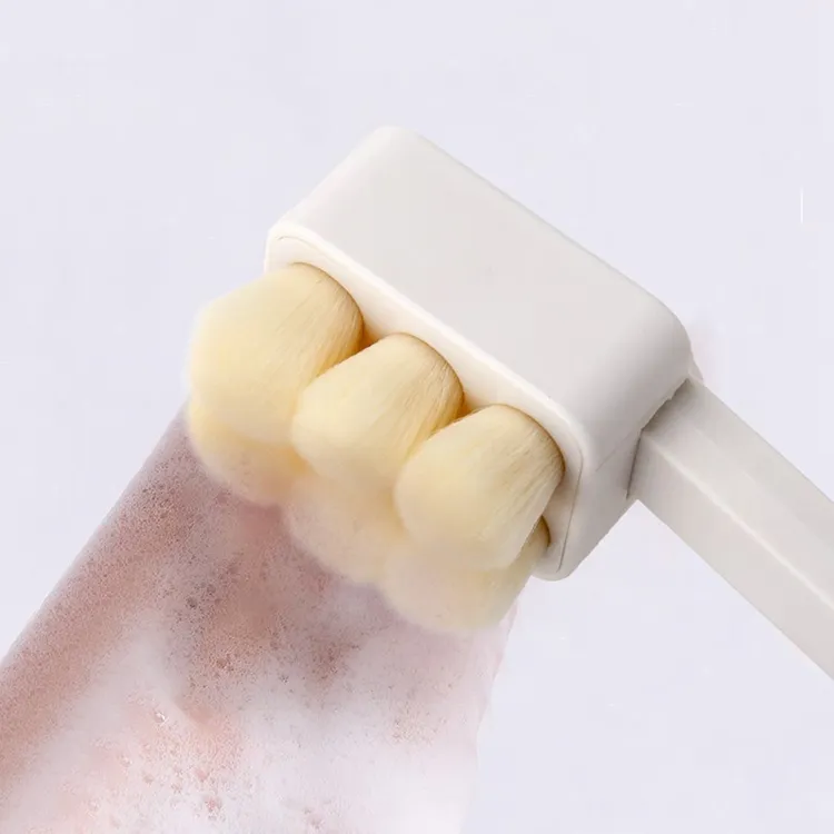 Bath Body Brush Usage Scene