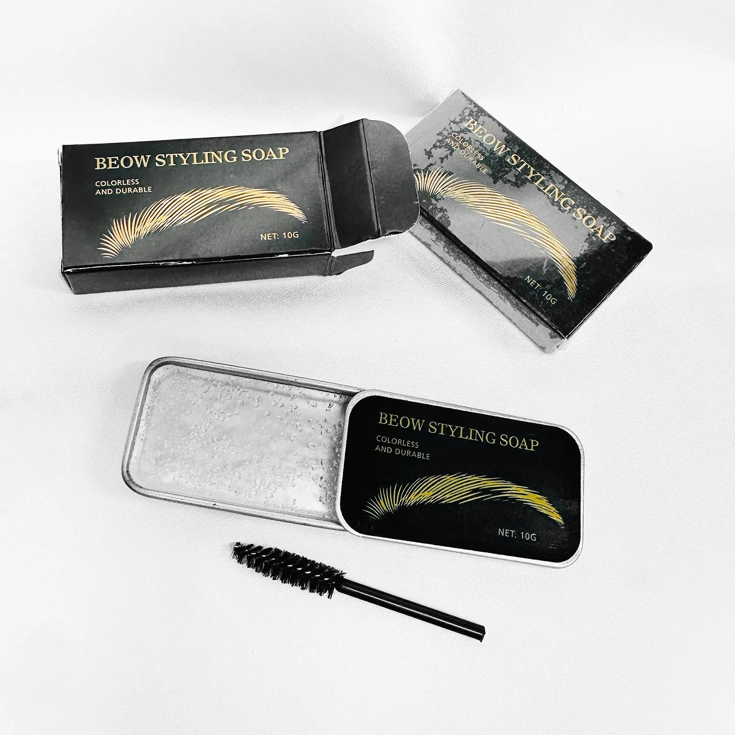 Private Label Eyebrow Natural Styling Soap Eyebrow Modeling Wax Long-Lasting Waterproof Eyebrow Gel Soap