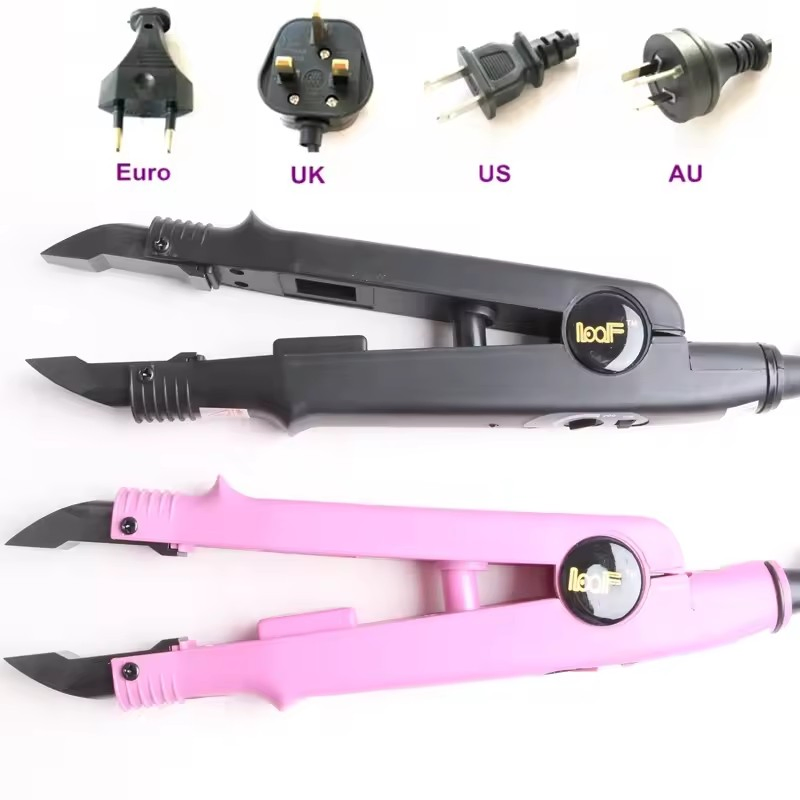 Loof Hair Extension Iron Professional Hair Styler Salon Keratin Bonding Tool Control/Constant Temperature EU/Us Plug