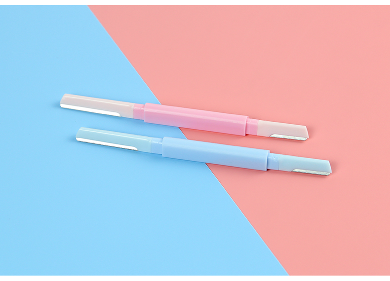 Precision Green Eyebrow Grooming Tool for Flawless Shaping