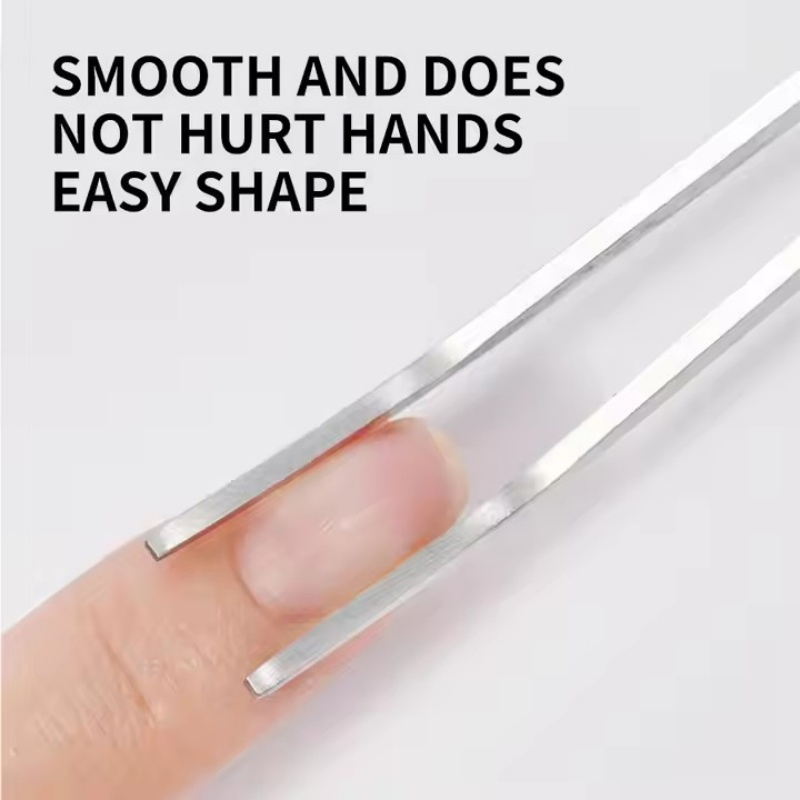 Professional Stainless Steel Nail Extension Shaping Tool Multifunctional Nail Forming Tweezers