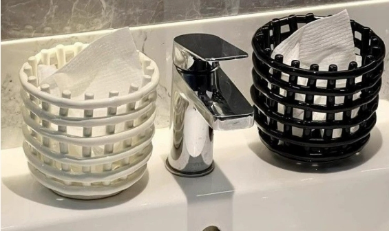Bathroom Washbasin Comb Toothbrush Storage Basket