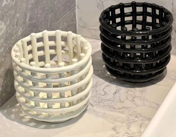 Bathroom Washbasin Comb Toothbrush Storage Basket
