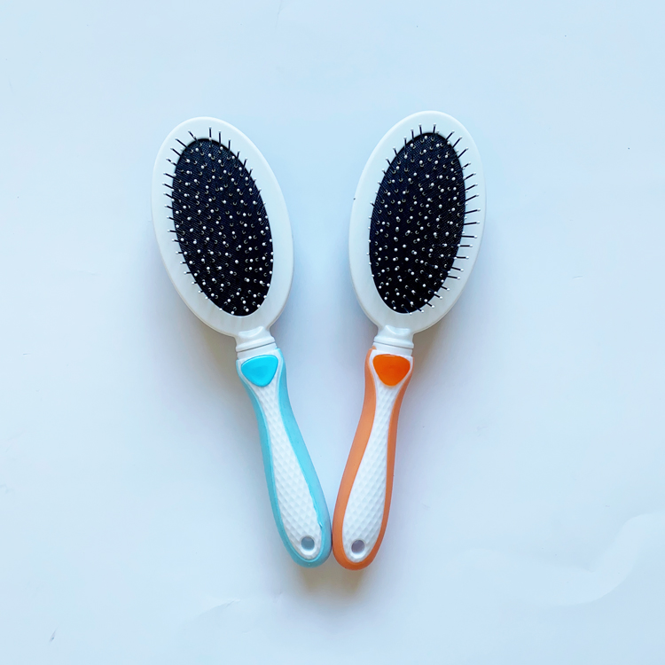 2 Sided Cat Dematting Brush Dog Bath Hair Comb Removal Pet Grooming Tool with Long Handle