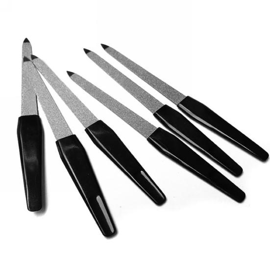 Famous Beautyful Metal Double Strong Files Manicure Edge Nail Sided Pedicure Grooming Tool