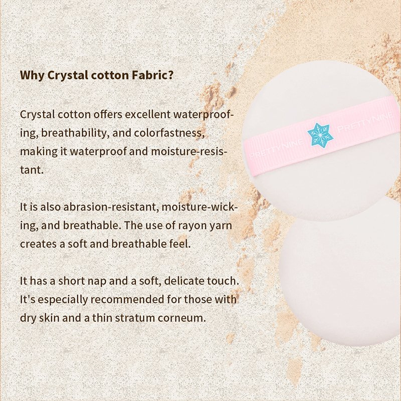 Daily Makeup Powder Puff for Setting Easy Application Fluffy Cotton Maquiagem