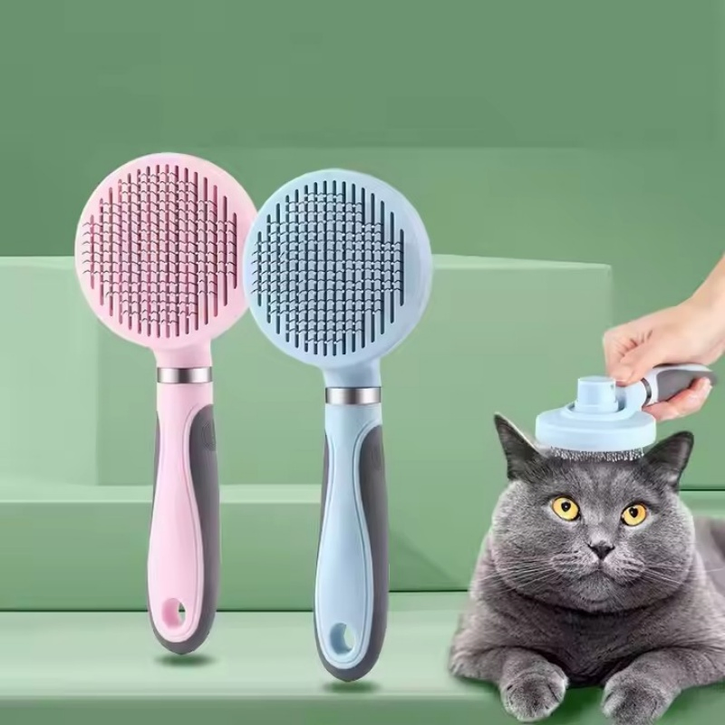 Stainless Steel Nail Clipper Deshedding Brush Flea Comb Dog Pet Grooming Tools