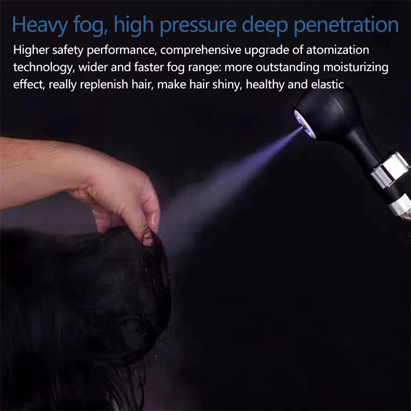Zs High Power 1300W Nano Blue Light Micro Mist Hair Steamer Hair Perm Dyeing Scalp Care Sprayer Deep Conditioning Hair Steamer