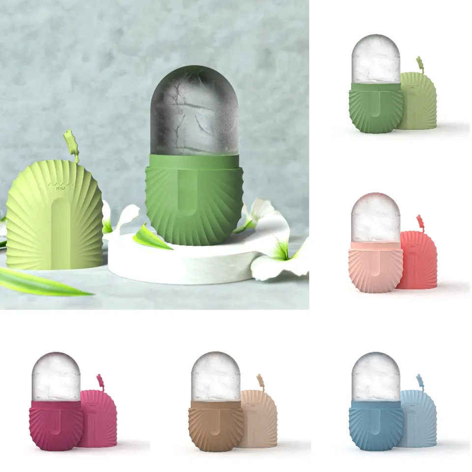 Beauty Facial Silicone Ice Rollers Puffiness Relief Massage Skin Care Tools