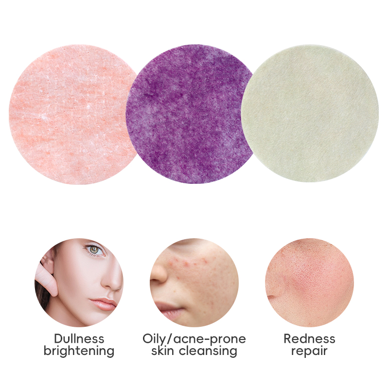 Multifunctional Nonwoven Cotton Pads for Face Cleaning
