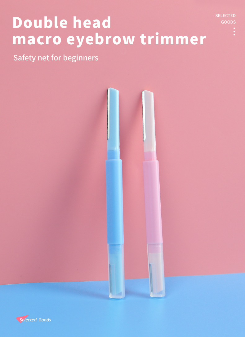 Precision Green Eyebrow Grooming Tool for Flawless Shaping