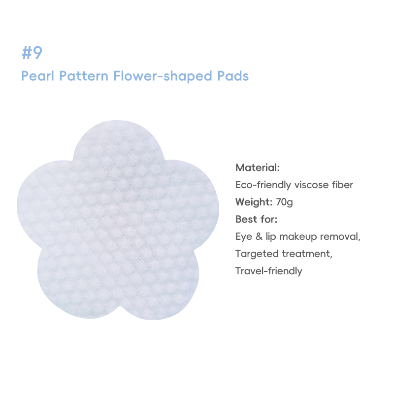 Multi-Use Essence Infused Dry Cotton Pads Customizable Facial Skincare Pads