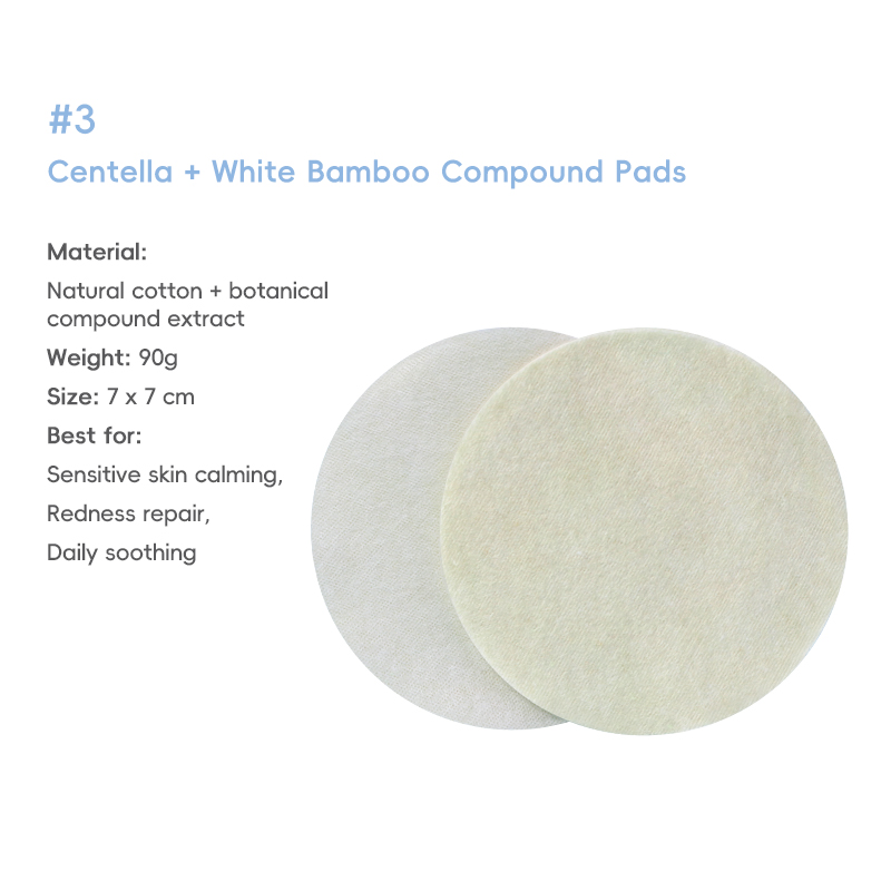 Multi-Use Essence Infused Dry Cotton Pads Customizable Facial Skincare Pads
