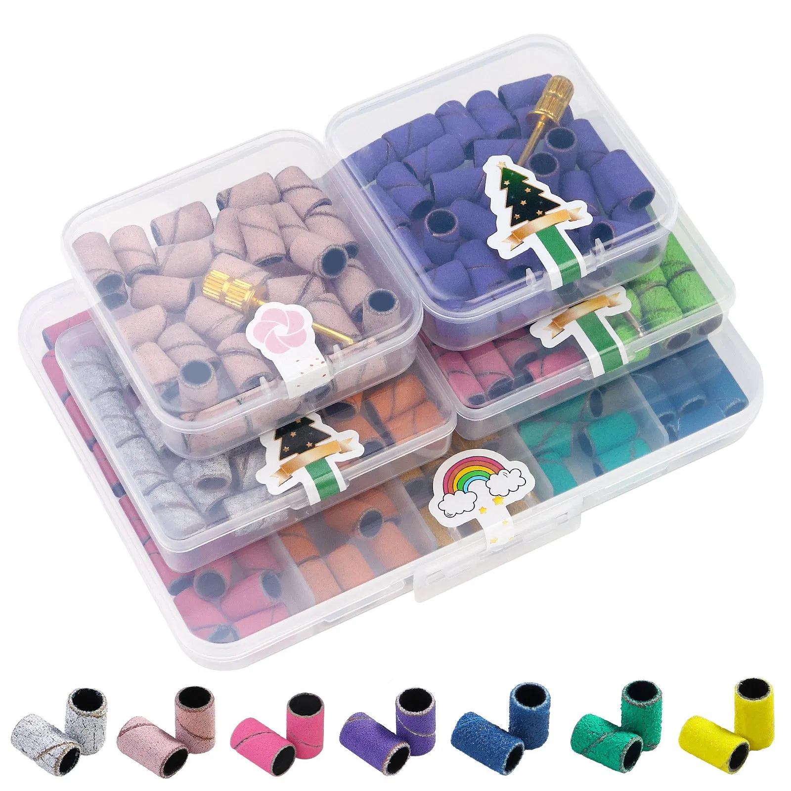 Professional Nail Tool Durable Coarse Fine Ring Nail Sanding Bands