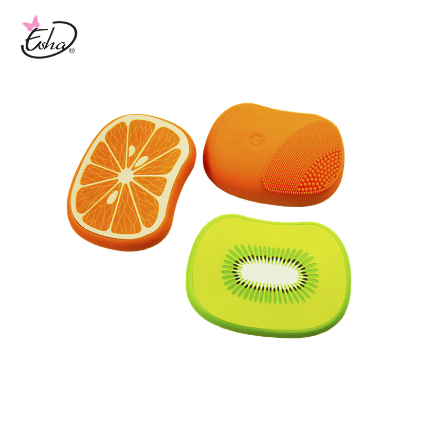 Fruit Facail Massage Beauty Care Body Silicone Cleansing Face Washer Skin Cleaning Tool