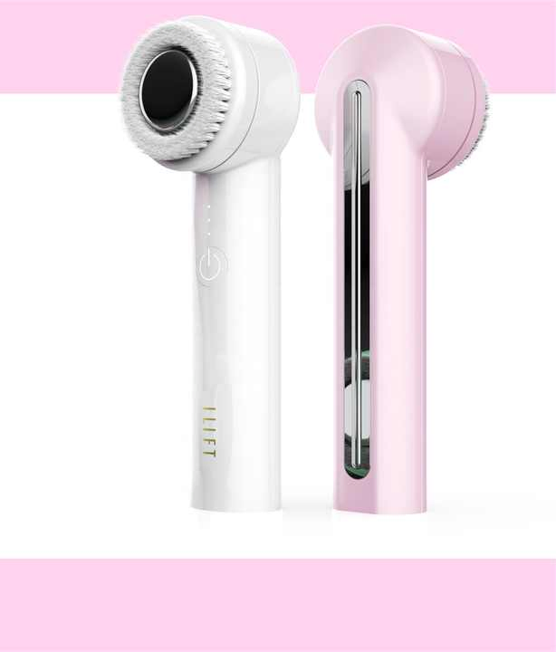 2 in 1 Ultrasonic Cleansing Cleansing Facial Exfoliation Microcurrent Exfoliator Brush