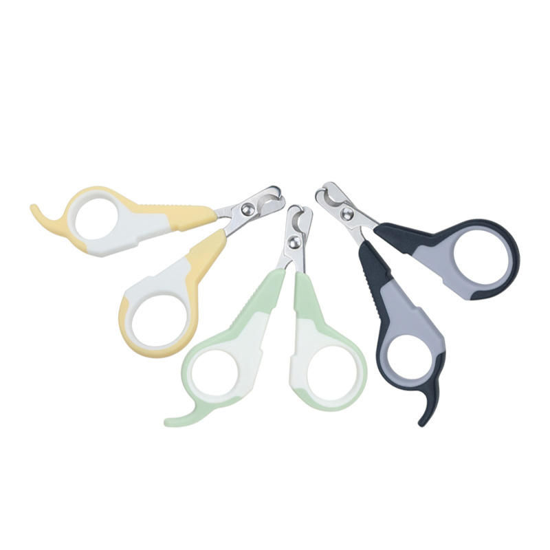 Safety Pet Nail Trimmer Kit Professional Stainless Steel Cat &amp; Dog Nail Clippers Scissors, Small Pet Claw Grooming Tool Pet Supplies