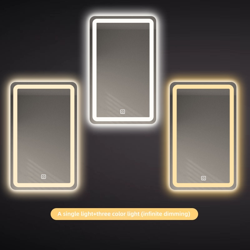 Elegant Irregular Smart Shaped Wall-Mounted Mirror for Makeup and Grooming