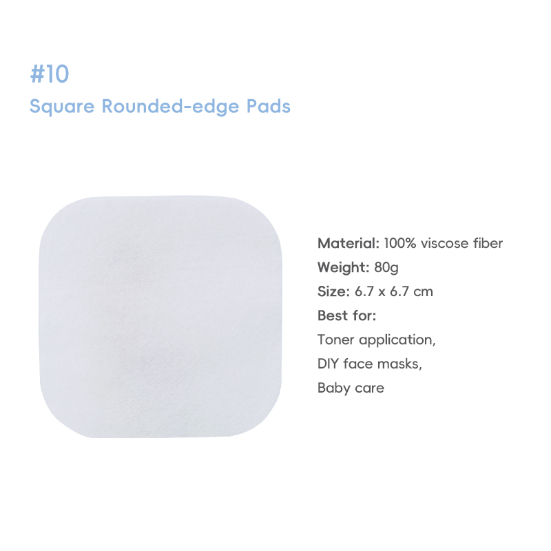 Multi-Use Essence Infused Dry Cotton Pads Customization Skincare Pads