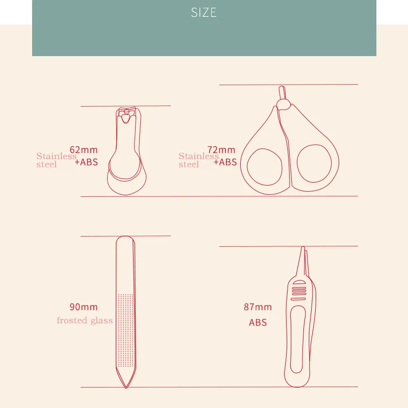 Baby Nail Clipper Set 7