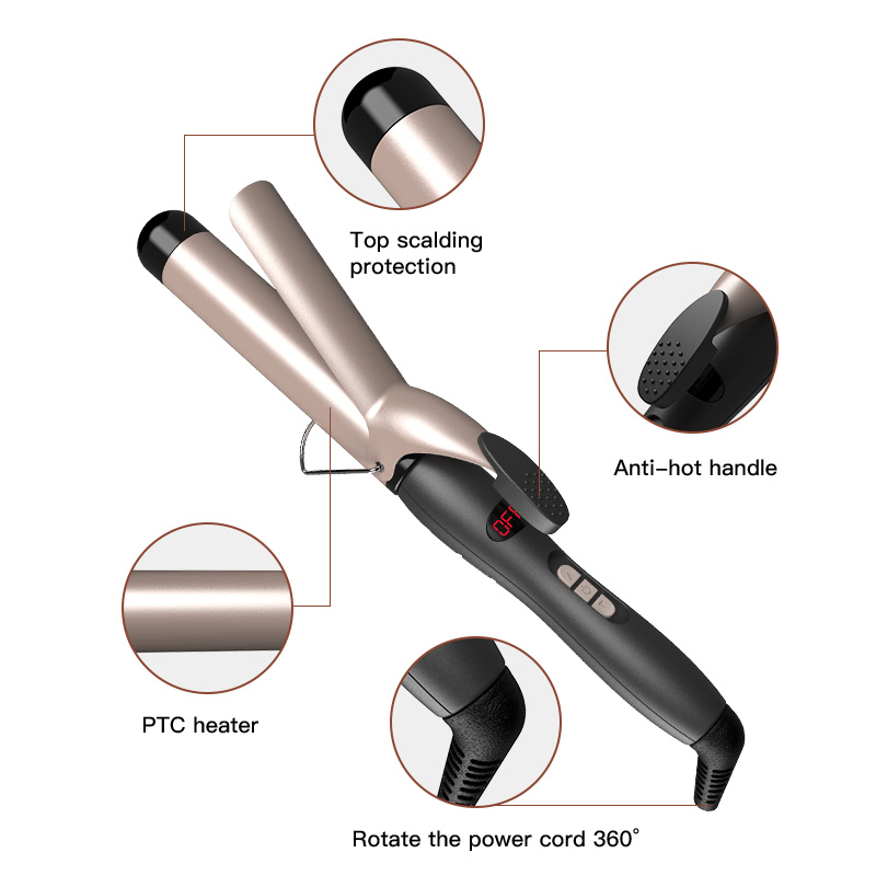 Bidisco Good Quality PTC Fast Heating Hair Curler Waver Hair Styling Tools for Home Use Dual Voltage Hair Curling Irons