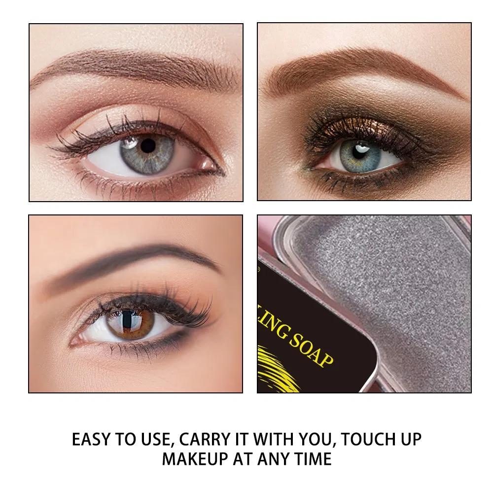 Private Label Eyebrow Natural Styling Soap Eyebrow Modeling Wax Long-Lasting Waterproof Eyebrow Gel Soap