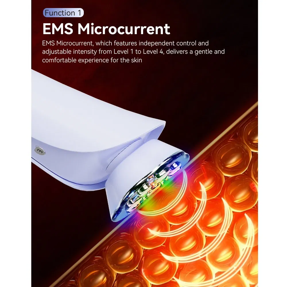 Home Use Beauty Equipment Multi-Function 4-in-1 Microcurrent Facial Skin Care Device