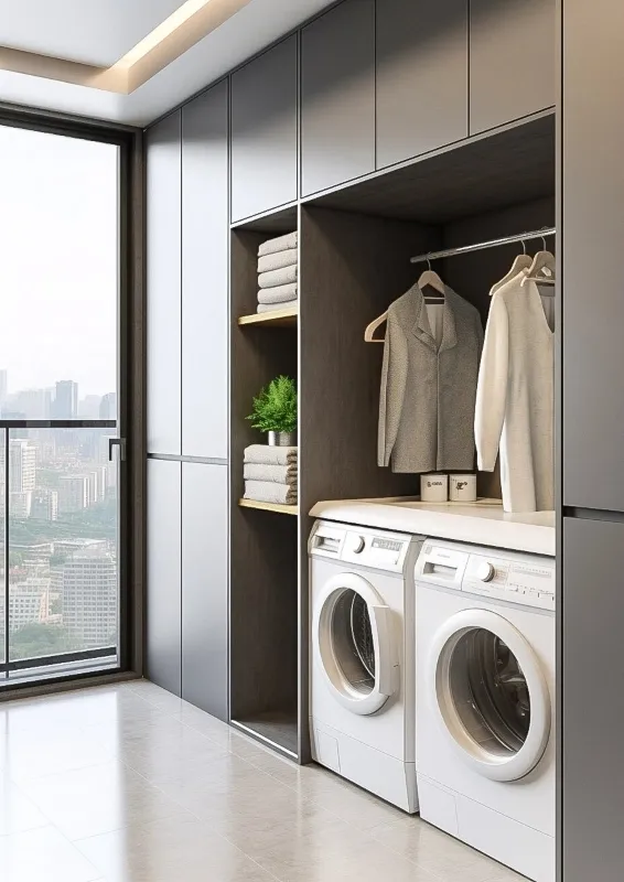 Balcony Cabinet Design 6