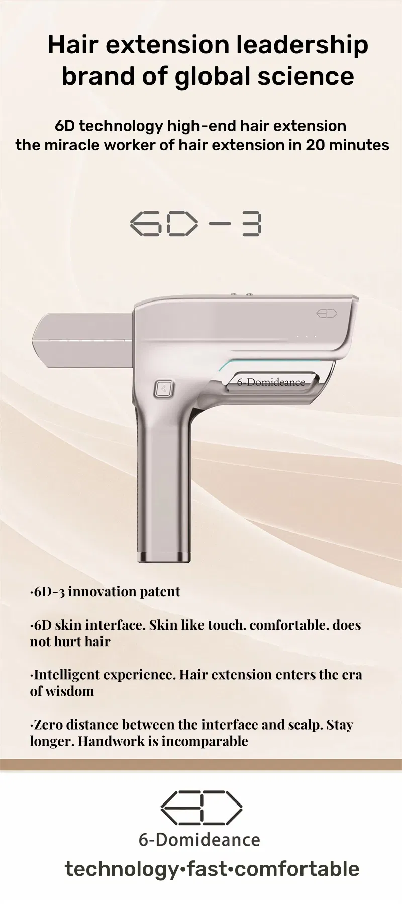 6D Hair Extension Tool