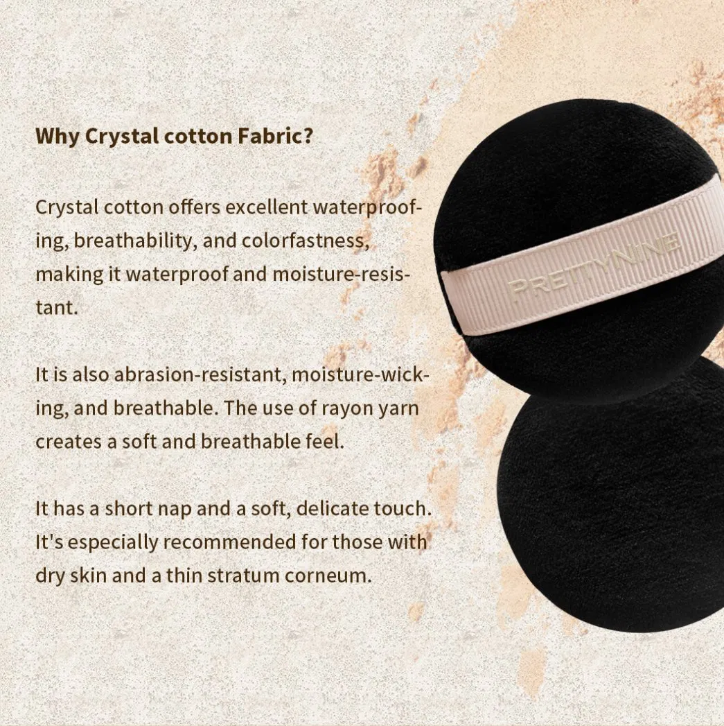 Daily Makeup Puff for Powder Fixing Easy Application Super Soft Cotton Maquiagem