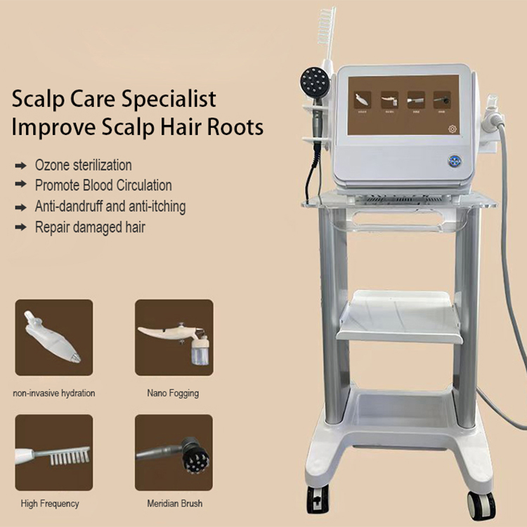 Professional Handheld Scalp Care Device Scalp Massage Tool Electric Head Massager Scalp Vibrating Head Deep Purify Beauty Device