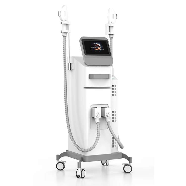 2 In1 IPL Machine The Dual Gun Skin for Skin Rejuvenation Freckle Removal Pigment Removal Hair Removal IPL E-Light Beauty Device