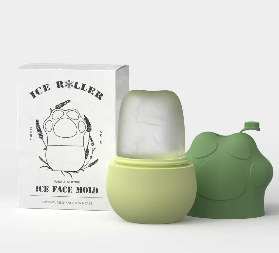 Beauty Facial Silicone Ice Rollers Puffiness Relief Massage Skin Care Tools