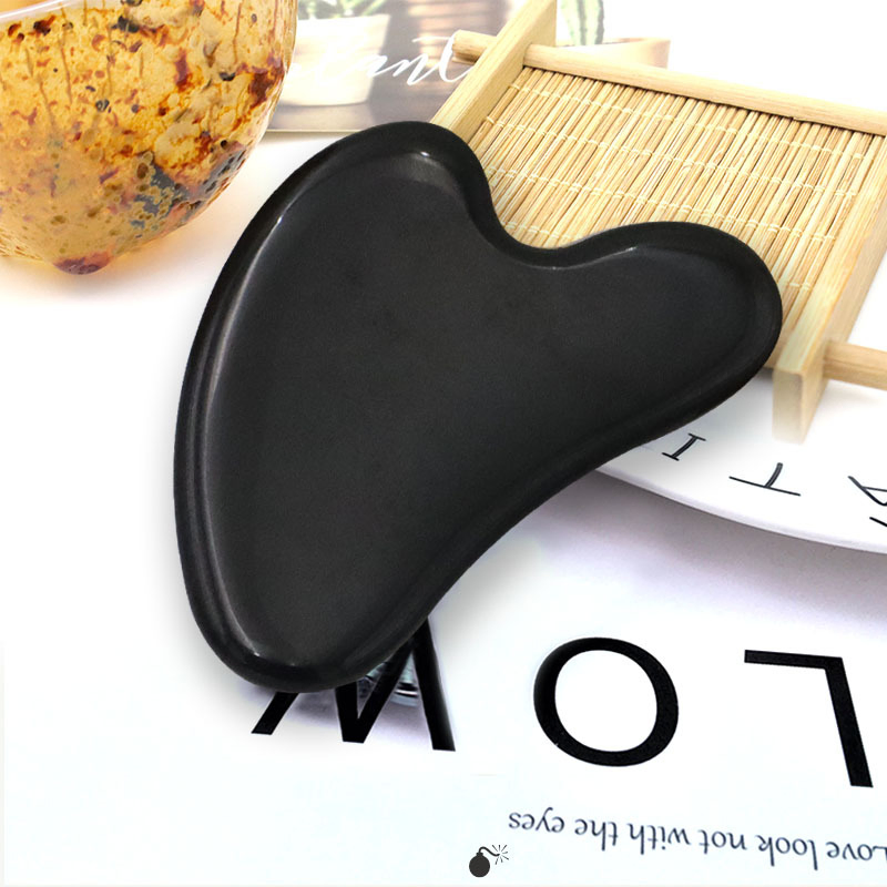 Heart Shape Facial Massage Tools Therapy Scraping for Face Slimming Guasha Board
