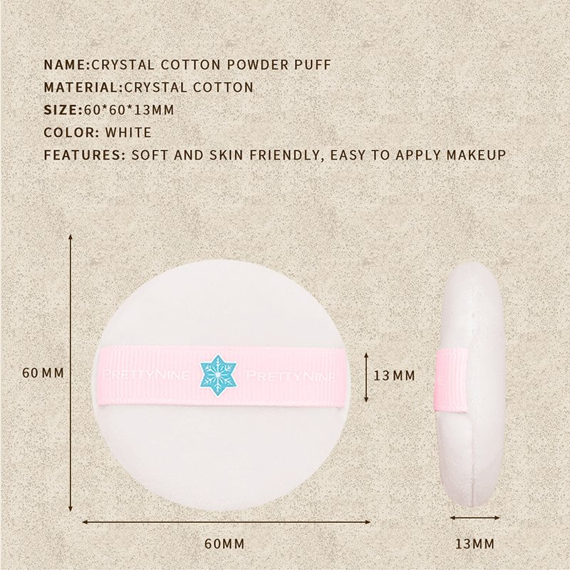 Daily Makeup Powder Puff for Setting Easy Application Fluffy Cotton Maquiagem