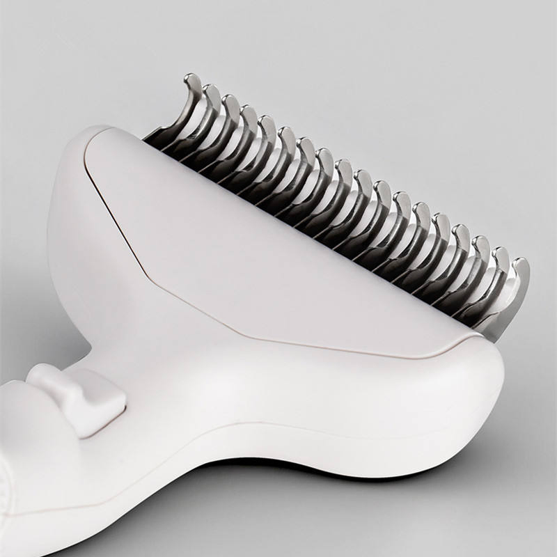 Long-Handled One-Button Dog Cat Floating Hair Removal Grooming Tool