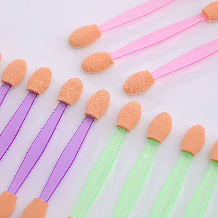 10PC/PAC Double Sponge Eye Shadow Stick Portable Beauty Tool