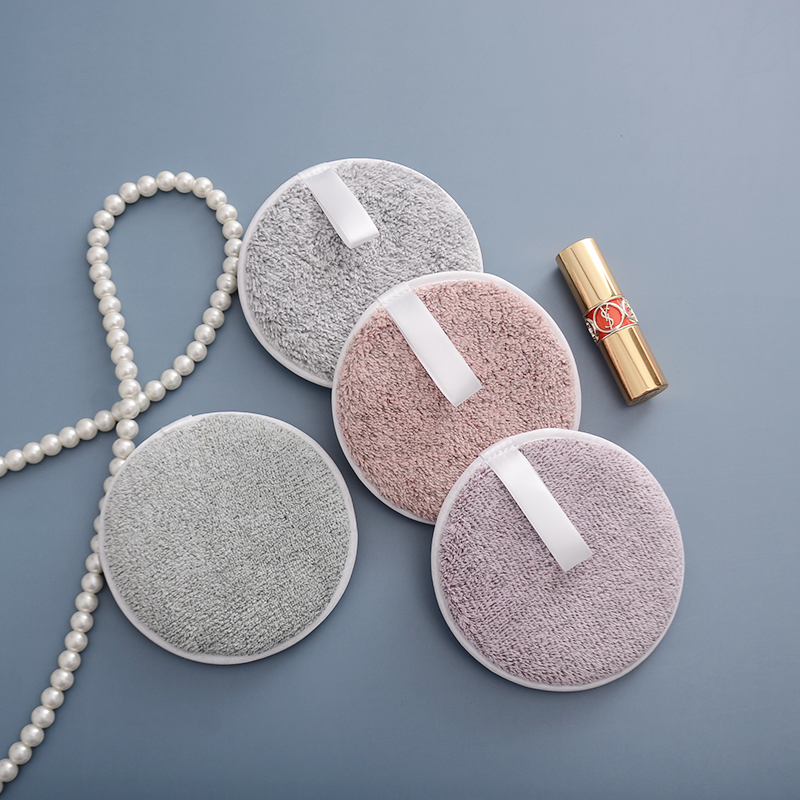 Washable Rounds Bamboo Charcoal Pads Cleansing Facial Skin Care Pads Cosmetic Tools