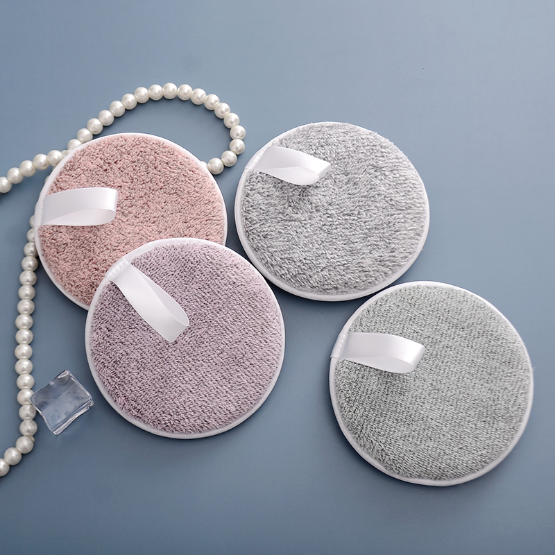 Washable Rounds Bamboo Charcoal Pads Cleansing Facial Skin Care Pads Cosmetic Tools