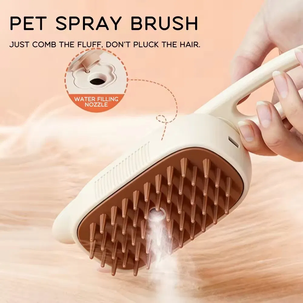Rotating Electric Spray Pet Grooming Tool for Pet Safe Hair Removal